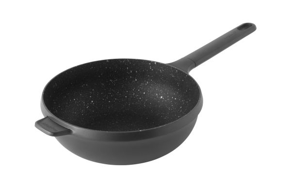 BERGHOFF - Berghoff Gem GEM 24cm Döküm Wok Kapaksız Tek Sap (1)