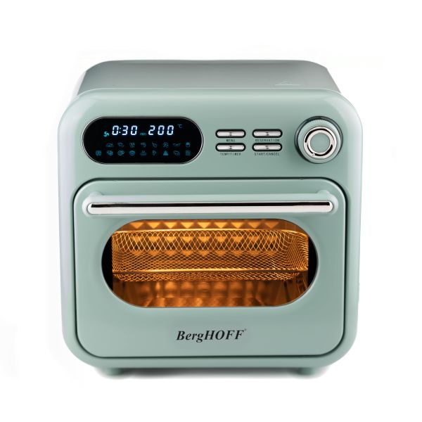 BERGHOFF - BergHOFF GEM RETRO 18 Litre Mint Yeşil Rengi Airfryer + Fırın (1)