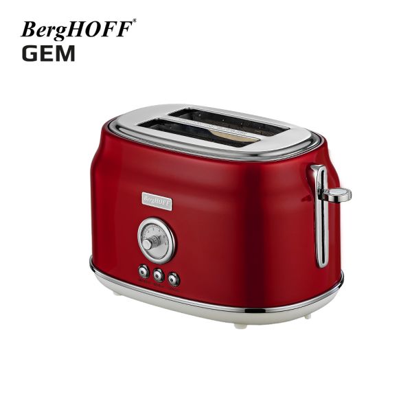 BERGHOFF - BergHOFF Gem Retro Kırmızı Kettle ve ekmek kızartma makinesi seti (1)