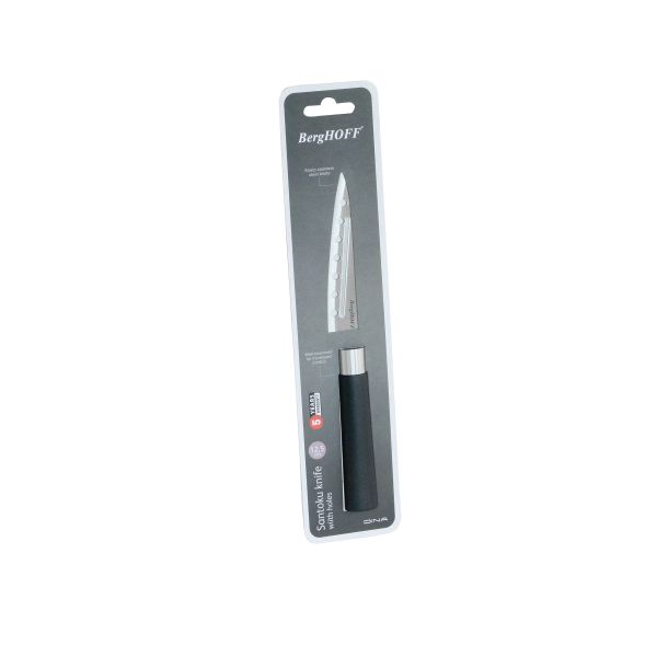 BERGHOFF - BerhgHOFF Dina Codon Paslanmaz Çelik Delikli Santoku Bıçağı 12,5cm (1)