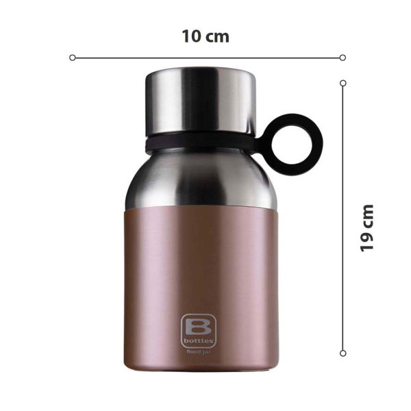 BUGATTI - Bugatti Paslanmaz Çelik Rose Gold Yemek Termosu 500Ml (1)